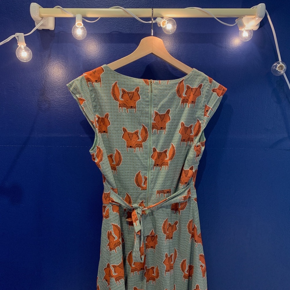 fox pattern dress!!
